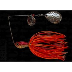 Bertilure Spinnerbait Colorado nr.2 Colorado D.C, 14gr,Skirt Siliconic Orange-Rosu