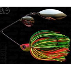 Bertilure Spinnerbait Gigant Big&Strong, 17g,Skirt Siliconic Fire Tiger