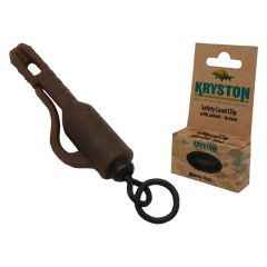 Clipsuri plumb pierdut Kryston Safety Lead Clip with Swivel - Brown