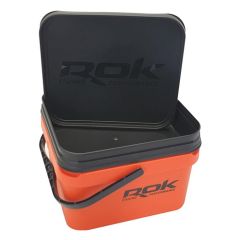 Set Galeata Rok Fishing Square Complet 10L Orange