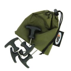 NGT Platform Bivy Pegs Set cuie cort