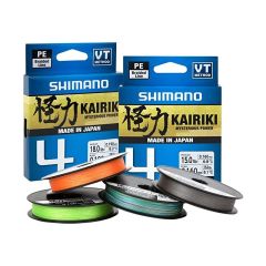 Fir textil Shimano Kairiki 4 PE Braid Mantis Green 0.16mm/8.1kg/300m