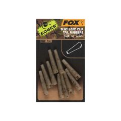 Conuri clips pierdut Fox Edges Camo Slik Lead Clip Tail Rubber, Nr.10