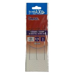 Carlige legate Smax Feeder Carp Braided Line Nr.12