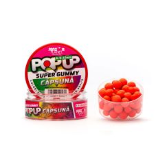 Boilies Senzor Pop-Up Super Gummy Capsuna 6-8-10mm