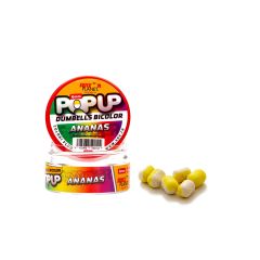 Boilies Senzor Pop-Up Dumbells Bicolor Ananas 6mm 15g