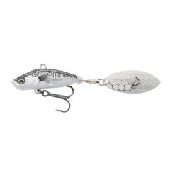 Spinnertail Savage Gear 3D Sticklebait Tailspin 13g, culoare Black Silver