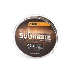 Fir textil Fox Submerge Sinking Braided Mainline Dark Camo 0.20mm/40lb/300m
