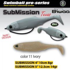 Shad Biwaa Submission 10cm, culoare Ivory