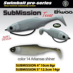 Shad Biwaa Submission 13cm, culoare Arkansas Shiner