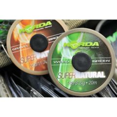 Fir textil Korda SuperNatural Soft 18lb, 20m - Gravel Brown