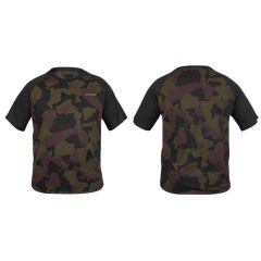 Tricou Avid Carp Distortion Camo Lite T-Shirt, marimea XL