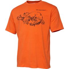 Tricou Savage Gear Cannibal Ink Orange, marime M