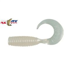 Grub Relax Twister VR1 4cm - Pearl White - 25 buc/plic