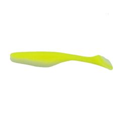 Shad Bass Assassin Turbo Shad 10cm, culoare Chartreuse/White