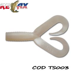 Grub Relax Twister Double Tail 4.5cm, culoare 003 - 25buc/plic