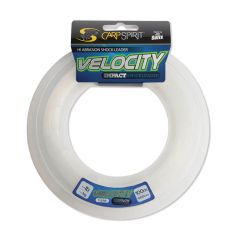 Fir monofilament Carp Spirit Velocity Impact Abrasion Shock Leader Clear 0.60mm/22.7kg/100m