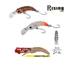 Vobler Herakles Moth Sinking 3.7cm/2.4g, culoare Ghost Pellet