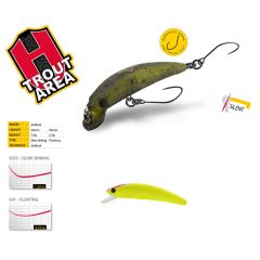 Vobler Herakles Teser 5cm/2.5g, culoare Chart Pink Head