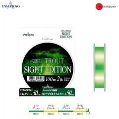 Fir monofilament Yamatoyo Famell Trout Sight Edition 0.104mm/2lb/150m