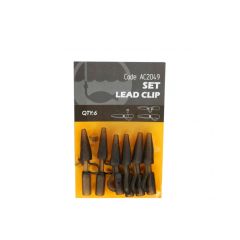 Kit plumb pierdut Orange Lead Clip, culoare Khaki