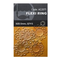 Inele siliconice Orange Flexi Ring 7mm/5buc