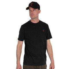 Tricou maneca scurta Fox Collection T Black and Orange, marime XL
