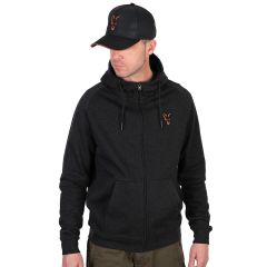 Hanorac Fox Collection LW Hoody Black & Orange, marime S