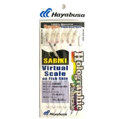 Taparine Hayabusa Sabiki Holographic Fishscale Silver Nr.9
