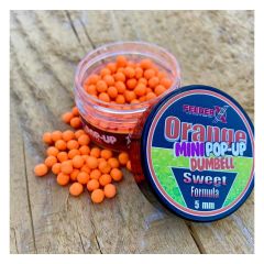 Boilies FeederX Orange Mini Pop-Up Sweet Formula 5mm