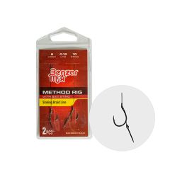 Carlige legate Benzar Method Rig Sinking Braid Bait Sting Nr.8/10mm