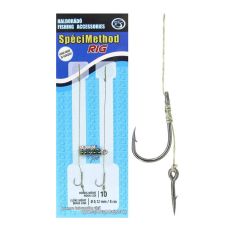 Carlige legate Haldorado SpeciMethod Rig2, Nr.10 0.12mm/8cm