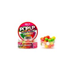 Boilies Senzor Pop-Up Super Gummy Ananas, 10mm