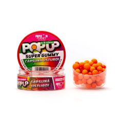Boilies Senzor Pop-Up Super Gummy Capsuna Usturoi 6-8-10mm