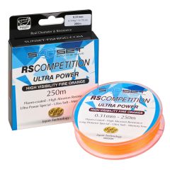 Fir monofilament Sunset RS Competition Ultra Power Hi-Visibility Orange 0.45mm/250m