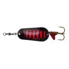 Lingura Oscilanta DAM Effzett Standard Spoons, 6g, Culoare Fluo Red/Black UV
