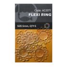 Inele siliconice Orange Flexi Ring 7mm/5buc