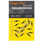 Varteje Orange Rolling Swivel Nr.4 Black