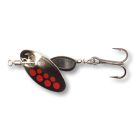 Lingura rotativa Bertilure Axat Pro Silver Micro1 2g, Nickel Trout, culoare Negru