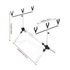 Rod Pod Lineaeffe Crap Aluminiu 3 posturi