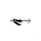 Lingura rotativa Bertilure Axat Pro Micro 1.9cm/2g, culoare Nickel Negru