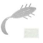 Grub Herakles Leftail 8.9cm, Albino White Glow Fluo