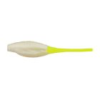 Shad Bass Assassin Pro Tiny Shad 5.2cm/1.2g, culoare Pearl/Chartreuse Tail