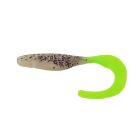 Shad Bass Assassin Curly Shad Walleye 10cm, culoare S&P Silver Phantom/Chart Tail