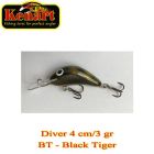 Vobler  Kenart Diver F 4cm, culoare BT