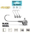 Jig Jaxon cu carlig Owner Black Nichel, carlig nr.2/0, 6gr