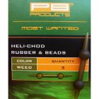 PB Heli Chod Rubber&Beads - Gravel