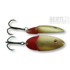 Lingura oscilanta Bertilure Lucky Red Tail Nr. 2, amprenta Patrate, culoare Gold,  10 grame