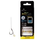 Carlige legate Mikado Method Feeder Rig Barbed with Bait Band Nr.6
