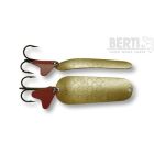 Lingura oscilanta Bertilure Piscot Nr. 2, amprenta Solzi, culoare Gold, 11 grame